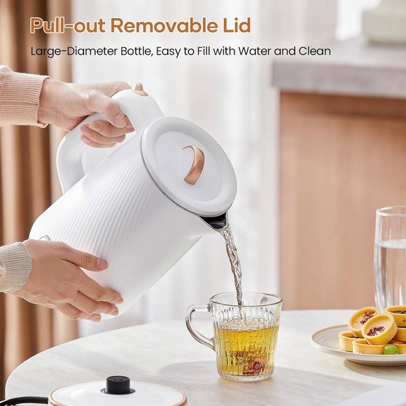 OLEGA Electric Kettle White ALG-XL68 1500W Electric Tea Kettle 1.8L Stainless St - Picture 8 of 12